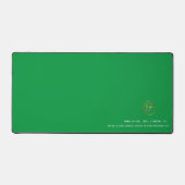 カスタマイズ可能な企業の詳細ケリーグリーン デスクマット (正面)
