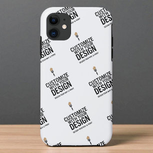 カスタマイズ可能な企業ロゴ入りミニマルデザイン iPhone 11 ケース