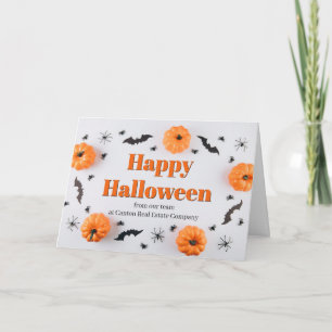 カスタマイズ可能な企業 ハッピーハロウィン かわいい シーズンカード