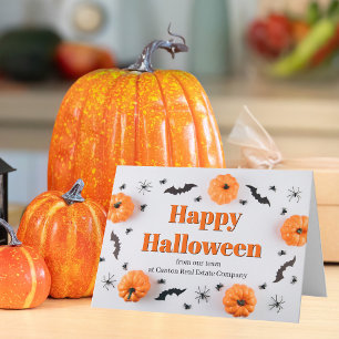 カスタマイズ可能な企業 ハッピーハロウィン かわいい シーズンカード