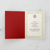 カスタマイズ可能な休日の写真カード シーズンカード (内部)