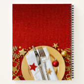 カスタマイズ可能な休日レシピ帳 ノートブック (裏面)