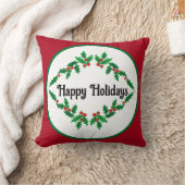 カスタマイズ可能な休日 – クリスマス装飾用クッション クッション (ブランケット)