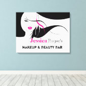 カスタマイズ可能な会社の看板/ウォールアート キャンバスプリント (インサイチュ (ウッドフロア))