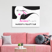 カスタマイズ可能な会社の看板/ウォールアート キャンバスプリント (インサイチュ (リビング))