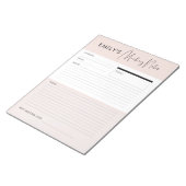 カスタマイズ可能な会議メモメモプランナーメモ ノートパッド (アングル)