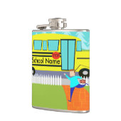 カスタマイズ可能な伝染性のスクールバスのフラスコ フラスク (左)