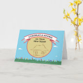 カスタマイズ可能な住宅暖房 カード (黄色い花)