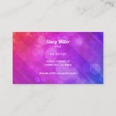 カスタマイズ可能な住宅清掃名刺 名刺 (裏面)