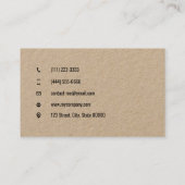 カスタマイズ可能な便利屋の家の修理 名刺 (裏面)