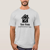 カスタマイズ可能な便利屋の家の修理 Tシャツ (正面)