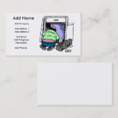 カスタマイズ可能な修理人のビジネスまたはプロフィールカード 名刺 (正面/裏面)