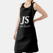 カスタマイズ可能な個人イニシャル エプロン (インサイチュ)