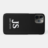 カスタマイズ可能な個人イニシャル Case-Mate iPhoneケース (裏面(横))