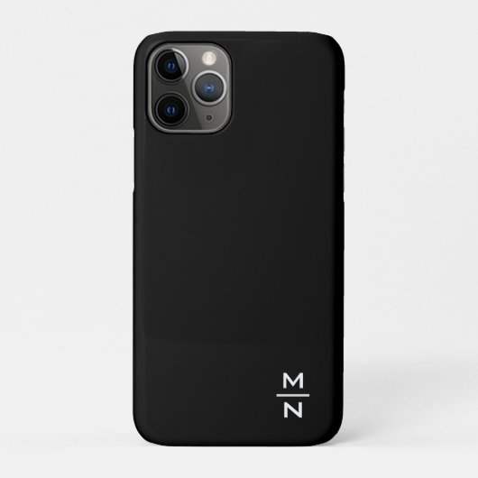 カスタマイズ可能な個人モノグラム Case-Mate iPhoneケース (裏)