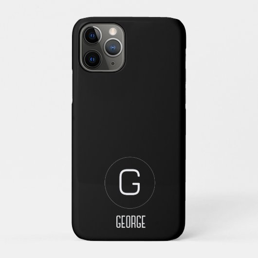 カスタマイズ可能な個人名のロゴ Case-Mate iPhoneケース (裏)