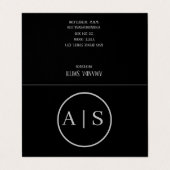 カスタマイズ可能な個人名 名刺 (外部フラット)