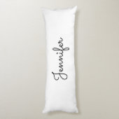 カスタマイズ可能な個人情報、個人情報 ボディピロー (裏面 (縦))