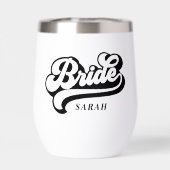 カスタマイズ可能な個人新郎新婦ウォーターボトル (背面)