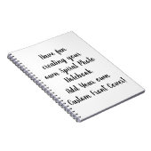 カスタマイズ可能な個人用スパイラル写真の作成 ノートブック (右側)