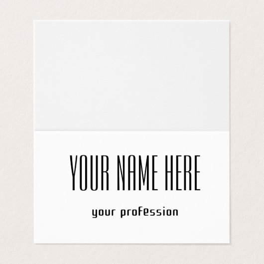 カスタマイズ可能な個人用名刺 名刺 (外部フラット)