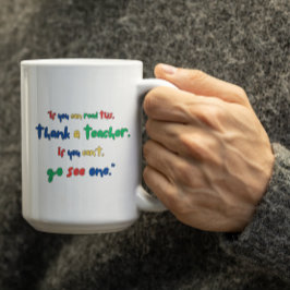 カスタマイズ可能な先生に会いに行こう コーヒーマグカップ