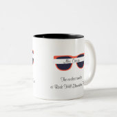 カスタマイズ可能な先生の日 ツートーンマグカップ (正面右)