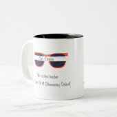 カスタマイズ可能な先生の日 ツートーンマグカップ (正面左)