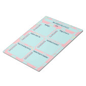 カスタマイズ可能な先生の毎日のTo Doリスト ノートパッド (アングル)