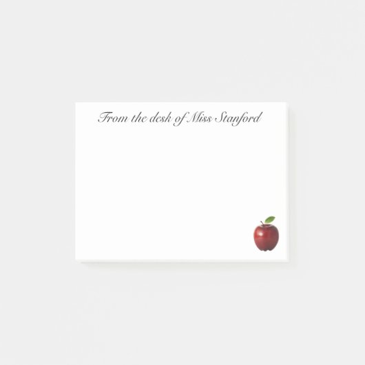 -カスタマイズ可能な先生の粘着性があるノートの机から ポストイット (正面)