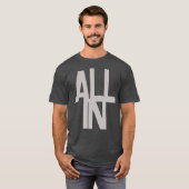 カスタマイズ可能な全トランプのポーカーライフ愛好家 Tシャツ (正面フル)