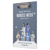 カスタマイズ可能な全国ナース週間 クリップボード (左)