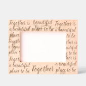 カスタマイズ可能な全大事な行事写真文字デザインと レーザー彫刻フレーム (正面)