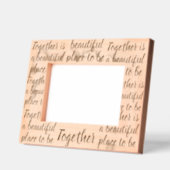 カスタマイズ可能な全大事な行事写真文字デザインと レーザー彫刻フレーム (左)