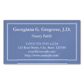 カスタマイズ可能な公証人の磁気名刺 マグネット名刺 (正面)