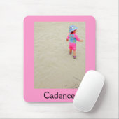 カスタマイズ可能な写真および名前のマウスパッド マウスパッド (マウス)