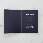 カスタマイズ可能な写真および編集可能な文字誕生日カード シーズンカード (内部)