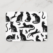 カスタマイズ可能な写真と名前ペットシッター 名刺 (裏面)