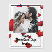 カスタマイズ可能な写真と文字バレンタインデーのカード (正面)