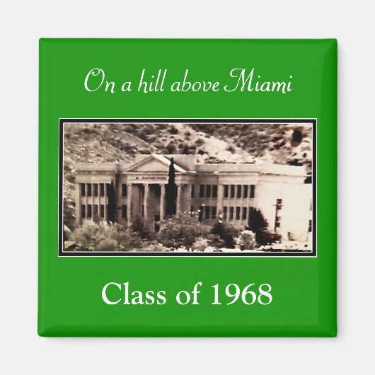 カスタマイズ可能な写真と文字マグネットをカラーに マグネット (正面)