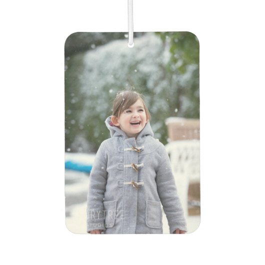 カスタマイズ可能な写真と祈りの言葉Air Freshener カーエアーフレッシュナー (正面)