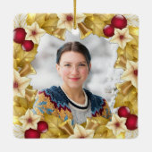 カスタマイズ可能な写真の名誉の私の臓器ドナー – 移植 セラミックオーナメント (裏面)