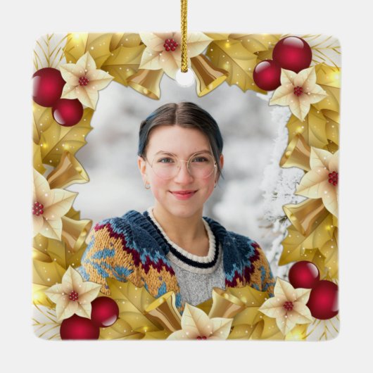 カスタマイズ可能な写真の名誉の私の臓器ドナー – 移植 セラミックオーナメント (裏面)