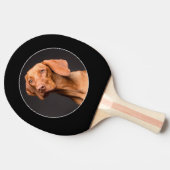 カスタマイズ可能な写真または写真 パーソナライズされた 卓球ラケット (横)