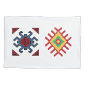 カスタマイズ可能な写真コラージュ 枕カバー (裏面)