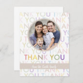 カスタマイズ可能な写真サンキューカード |すべてのユーザー サンキューカード (正面/裏面)