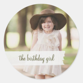 カスタマイズ可能な写真シール ラウンドシール
