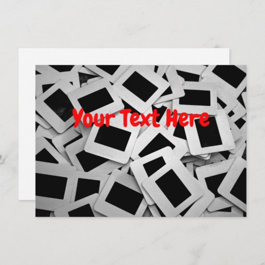 カスタマイズ可能な写真スライドカード (正面/裏面)