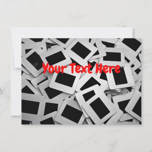 カスタマイズ可能な写真スライドカード (正面)