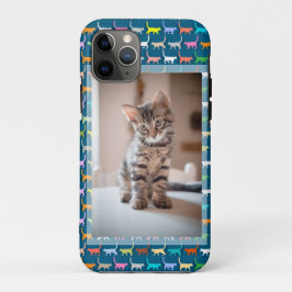 カスタマイズ可能な写真入り子猫のプリント iPhone 11 PROケース